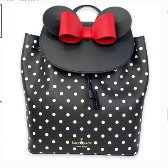 Disney x Kate Spade New York Minnie Mouse Backpack - Picture 1 of 13